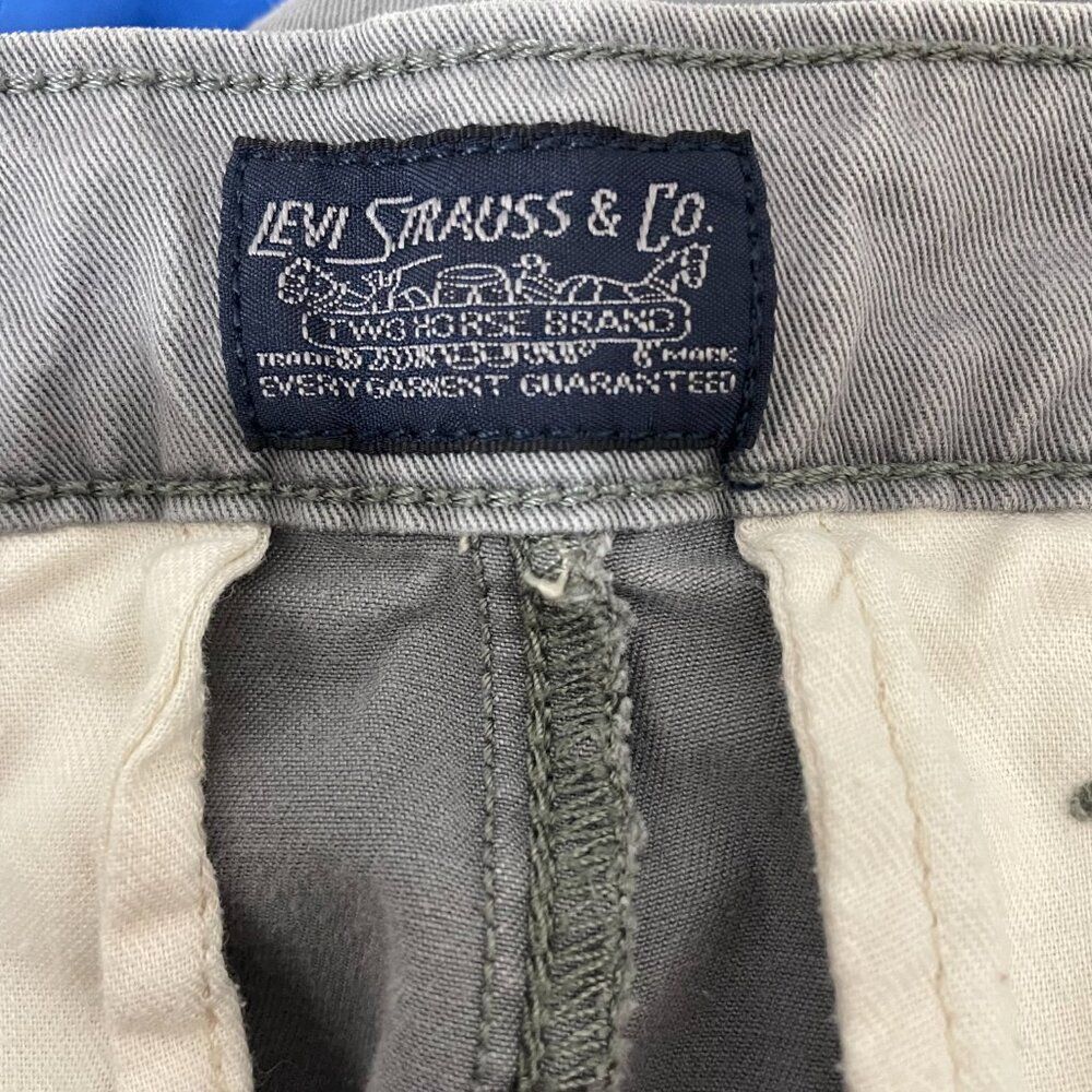 Levis Pants Mens 29x30 Grey Cargo Joggers Casual Tapered Pockets Outdoors Gorp - Picture 4 of 9